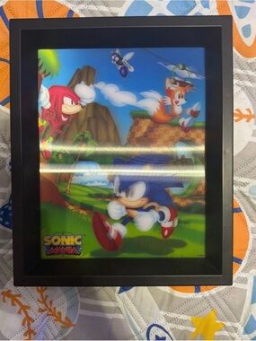 Hobby Lobby Sonic Mania Framed Art - Blue, Red, Green
